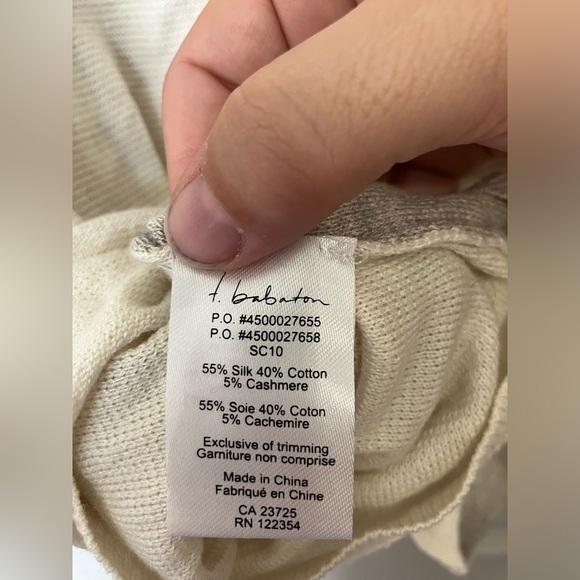 Aritzia Babaton Blouse Women’s Sz‎ S Silk/cashmere Blend Feminine Causal - Picture 4 of 7